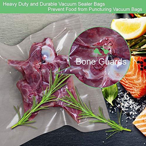 WVacFre 4Pack 8X50 (Total 200 Feet) Food Vacuum Sealer Bags Rolls with Commercial Grade,BPA Free,Heavy Duty,Great for Food Vac Storage or Sous Vide Cooking