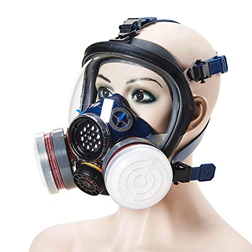 Phoenixfly99 Anti-Dust Full Facecover Organic Vapor Face Cover For Paint Polish Mold Construction Welding Cleaning