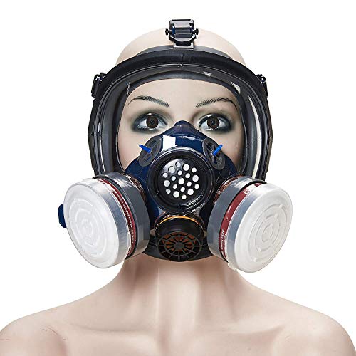 Phoenixfly99 Anti-Dust Full Facecover Organic Vapor Face Cover For Paint Polish Mold Construction Welding Cleaning