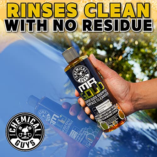 Chemical Guys CWS213 Mr. Gold Foaming Car Wash Soap (Works with Foam Cannons, Foam Guns or Bucket Washes) Safe for Cars, Trucks, Motorcycles, RVs & More, 128 fl oz (1 Gallon), Pina Colada Scent