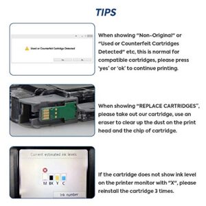 ALLWORK PGI-280XXL CLI-281XXL Compatible Ink Cartridges Replacement for Canon 280XXL 281XXL Ink Cartridge Works with Canon PIXMA TR7520 TR8520 TS6120 TS6220 TS8120 TS8220 TS9120 TS9520 TS6320