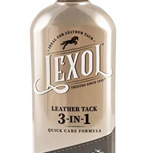 Lexol Leather Tack 3-in-1 Quick Care Formula, 16.9 Ounces