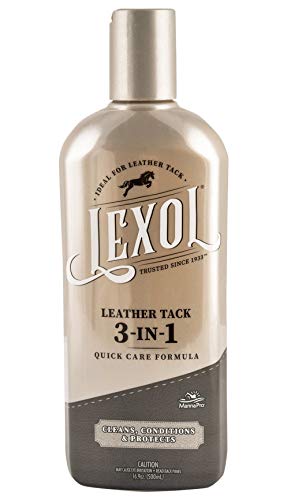 Lexol Leather Tack 3-in-1 Quick Care Formula, 16.9 Ounces