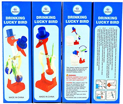 2 ct Thermodynamic Drinking Bird | Classic | Magic Motion | Drinking Bird (Blue)