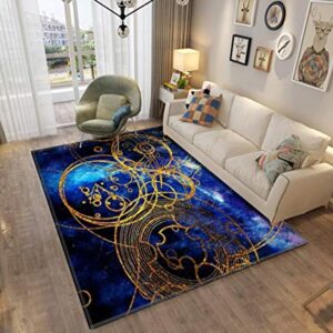 Time Lord Writing Blue Area Rugs Non-Slip Floor Mat Doormats Home Runner Rug Carpet for Bedroom Indoor Outdoor Kids Play Mat Nursery Throw Rugs Yoga Mat