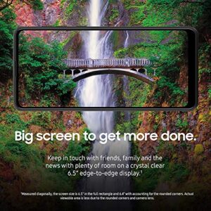 SAMSUNG Galaxy A21 LTE Verizon | 6.5" Screen | 32GB of Storage | Long Lasting Battery | Single SIM | 2020 Model | US Version | Black - (SM-A215UZKAVZW)