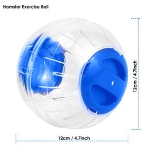 Hamster Exercise Wheel Silent Running Wheel Cage Activity Accessories Quiet Spinner Hamster Playing Toy for Hamsters Gerbils Mice Or Other Small Animals