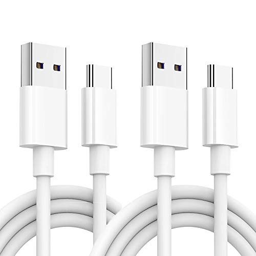 2Pcs 6.6ft USB C Cable for Google Pixel 3a 2 XL iPad Pro 12.9/11 2018 USB C Charger Cord for Galaxy Ultra S20+S10 S9 Note 10 Tab S4 Switch,MacBook Air Sony Xperia XZ,OnePlus 5 3T USB Type C Cable