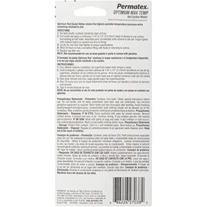 Permatex 27038 Optimum Red High Temperature Gasket Maker, 3 oz