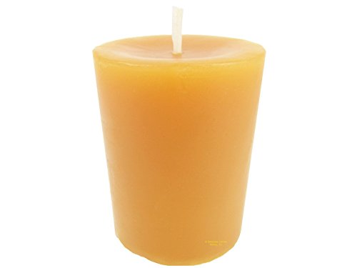 Beeswax Candle Works, Large 19-Hour Votives (Pack of 4) 100% USA Beeswax