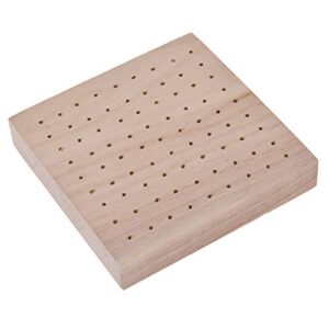 Weiy Clay Figure Drying Rack,Wooden Insert Board Clay Figure Drying Rack Clay Base Plug-in Board Sculpture Clay Pottery,Square Hole Insert