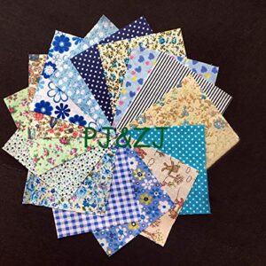 liuqingwind 50Pcs 10 x 10cm Floral Cotton Cloth Bag Doll Clothes DIY Sewing Accessories Sewing Tissue to Patchwork,Quilting Squares Bundles Random