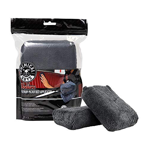 Chemical Guys - MIC28302 Workhorse Professional Microfiber Applicator, Black