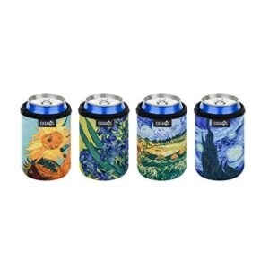 CM Soft Neoprene Standard Beverage Can Sleeves Insulators Regular Standard Can Covers for Standard 12 Fluid Ounce Drink & Beer Cans