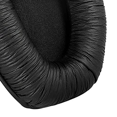 Geekria QuickFit Leatherette Replacement Ear Pads for Sennheiser RS195 HDR195 RS185 HDR185 HDR175 RS175 HDR165 RS165 Headphones Ear Cushions, Headset Earpads, Ear Cups Repair (Plastic Ring)