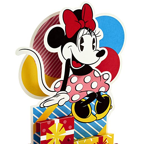 Hallmark Paper Wonder Minnie Mouse Pop Up Birthday Card (Extra Sweet)