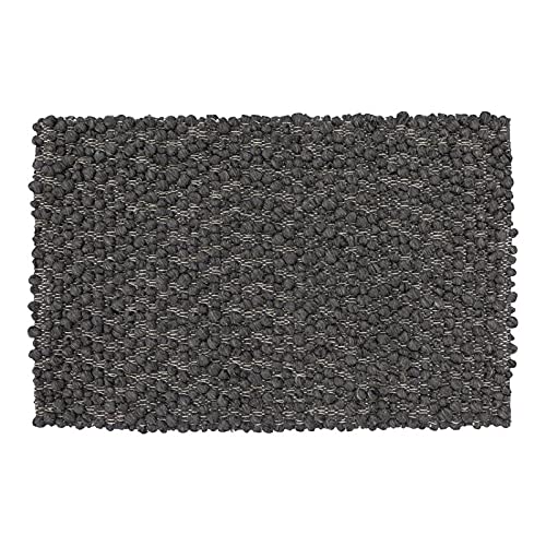 Addison Rugs Boulder Cobblestone Wool Area Rug, 2' x 3', Steel