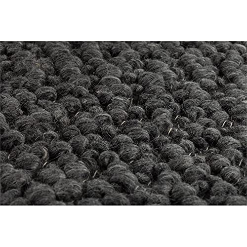 Addison Rugs Boulder Cobblestone Wool Area Rug, 2' x 3', Steel