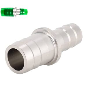 aquarium hose adapter, stainless steel fish tank water pipe adapter converter aquarium tubing pipe connector hose joint fittings(12mm to 16mm)
