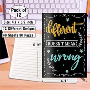 FANCY LAND Inspirational Notepads Pocket Notebooks Mini Small Motivational Journal for Kids Teens 80 Lined Pages A6