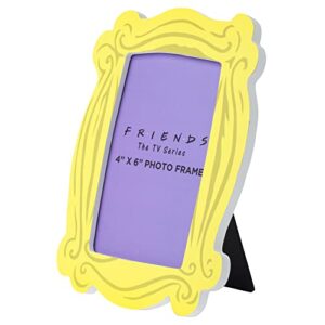 Silver Buffalo Friends Yellow Frame Photo Frame, 4 x 6 Inches