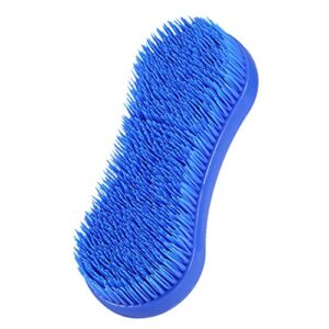 camidy silicone brush for horse cleaning,pet grooming massage brush ergonomic horse comb