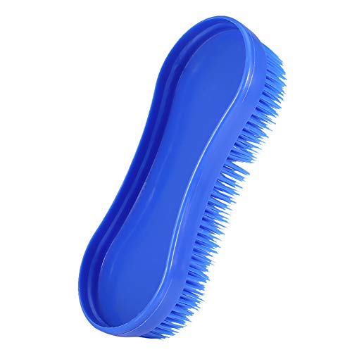 Camidy Silicone Brush for Horse Cleaning,Pet Grooming Massage Brush Ergonomic Horse Comb