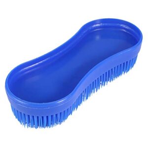 Camidy Silicone Brush for Horse Cleaning,Pet Grooming Massage Brush Ergonomic Horse Comb