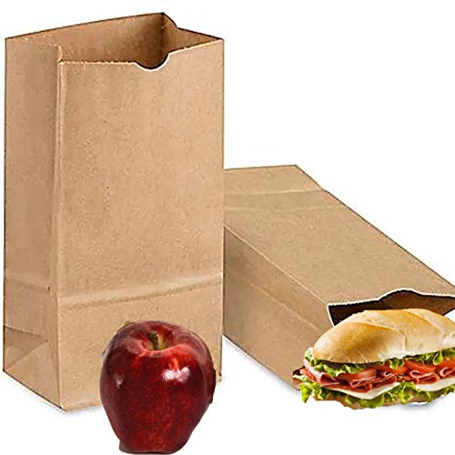 brown kraft paper bags 5 lb 500 brown paper lunch bags 5 Pound brown paper sacks lunch sandwich brown paper bags Lunch Bags, Party Bags Pack of 500 brown lunch bags bulk (brown)