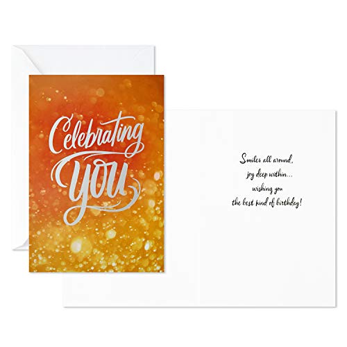 Hallmark Religious Birthday Cards Assortment (Birthday Blessings, 12 Cards and Envelopes)