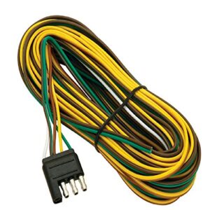 wishbone style trailer wiring harness with 4-flat connector 30 feet