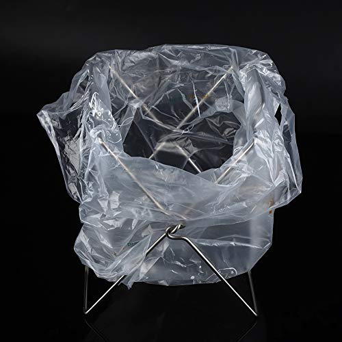 Weiyirot Trash Bag Rack, Hanging Trash Bag Holder, Freestanding Folding Bag Rack, for Office for Home