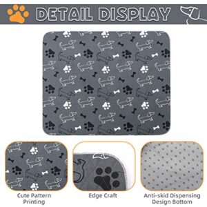 PAWCHIE Washable Pee Pads for Dogs - 2 Packs Large 34" x 41" Non-Slip Reusable Dog Potty Training Mat for Pet Playpen, Super Absorbent Puppy Whelping Pad for Small Medium Large Dogs