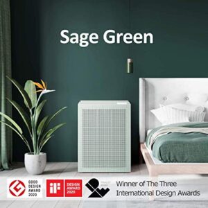 Coway Airmega 150(K) True HEPA Air Purifier with Air Quality Monitoring, Auto Mode, Filter Indicator (Sage Green)