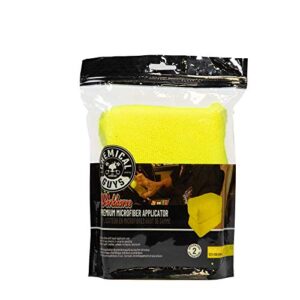 Chemical Guys MIC28902 Workhorse Premium Microfiber Applicator, Yellow