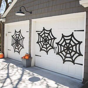 large spider web halloween decorations - 5 feet - set of 3 - scary home decor