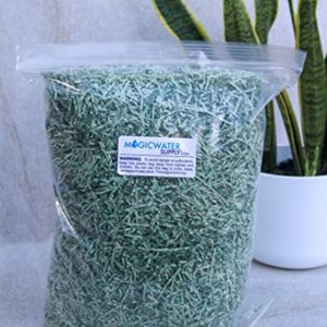 MagicWater Supply Soft & Thin Cut Crinkle Paper Shred Filler (2 LB) for Gift Wrapping & Basket Filling - Sage