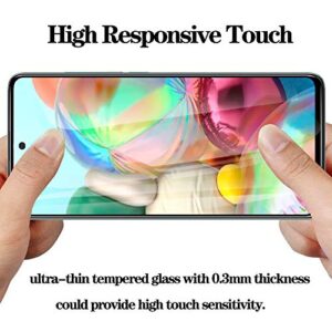 [2 Pack] for Samsung Galaxy A71 / A72 / A73 Privacy Screen Protector, Anti Spy 9H Tempered Glass for Galaxy A73 5G A71 A72 (4G/5G), Case Friendly Full Coverage Anti Scratch Bubble Free Easy Install