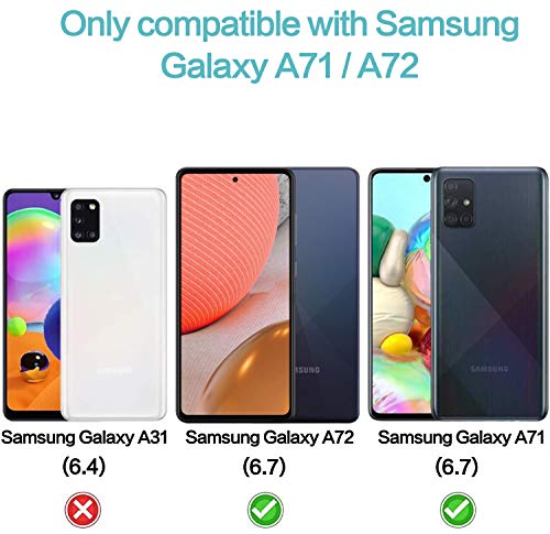 [2 Pack] for Samsung Galaxy A71 / A72 / A73 Privacy Screen Protector, Anti Spy 9H Tempered Glass for Galaxy A73 5G A71 A72 (4G/5G), Case Friendly Full Coverage Anti Scratch Bubble Free Easy Install