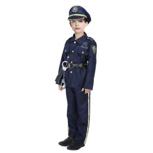 Twister.CK Police Costume for kids Halloween Police Officer Costume