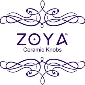 ZOYA - CERAMIC KNOBS Assorted Ceramic Hooks Handpainted Hooks Decorative Hooks Kitchen Wall Hooks Batheroom Hooks Coat Hangers Towel Hanger Colorfull Hooks (3 Hooks, Mix Color 1)