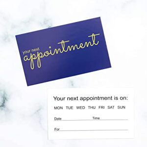 RXBC2011 Appointment Reminder Cards Pack of 100 Navy Blue