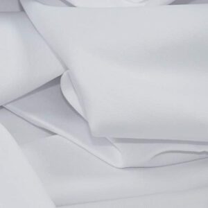 White 100% Cotton Twill Fabric by The Yard(36 Inch) -4.5oz 60" Wide