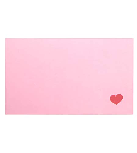 RXBC2011 Thank You for Your Purchase Cards red lips Kiss sweet Package Insert for online business Pack of 100, Pink