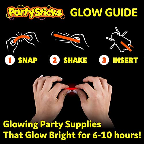 Glow Critters Fake Bugs Glow in the Dark Party Favors (50 Count) - Glow Sticks Party Favors - Glow in the Dark Party Supplies