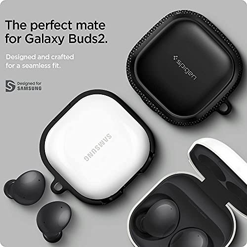 Spigen Classic Fit Designed for Galaxy Buds2 Pro Case (2022) / Galaxy Buds 2 Case (2021) / Galaxy Buds Pro Case (2021) / Galaxy Buds Live Case (2020) - Black