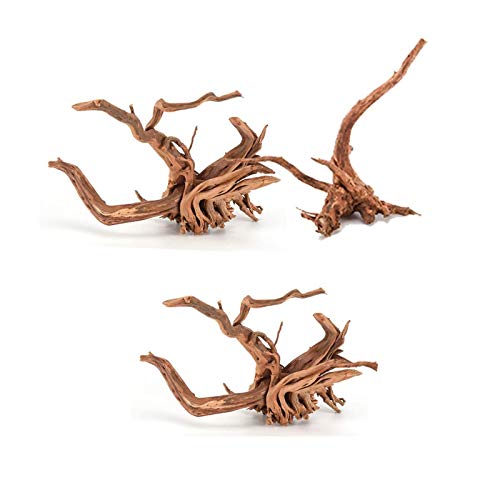 Tfwadmx Aquarium Driftwood, Spider Wood Sinkable Driftwood for Fish Tank Decorations Natural Branches for Reptile