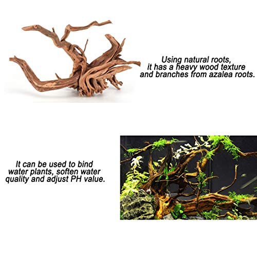 Tfwadmx Aquarium Driftwood, Spider Wood Sinkable Driftwood for Fish Tank Decorations Natural Branches for Reptile