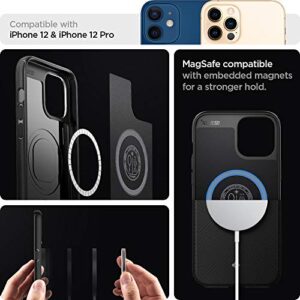 Spigen for iPhone 12 Pro Case, Mag Armor Case for iPhone 12 & 12 Pro - Matte Black