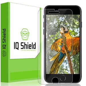 iqshield screen protector compatible with apple iphone se (2020)(2-pack) anti-bubble clear film